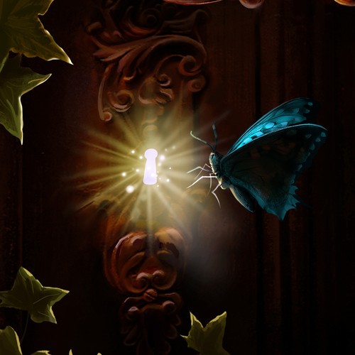 Book cover Butterfly illustration