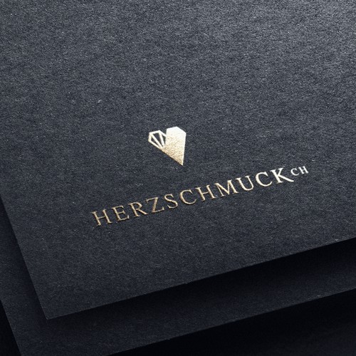 Hearth jewelry/diamond logo design.