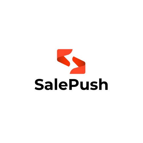 sale push logo design 