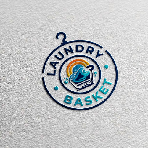 Modern and Fresh Logo for Self Service Laundromat