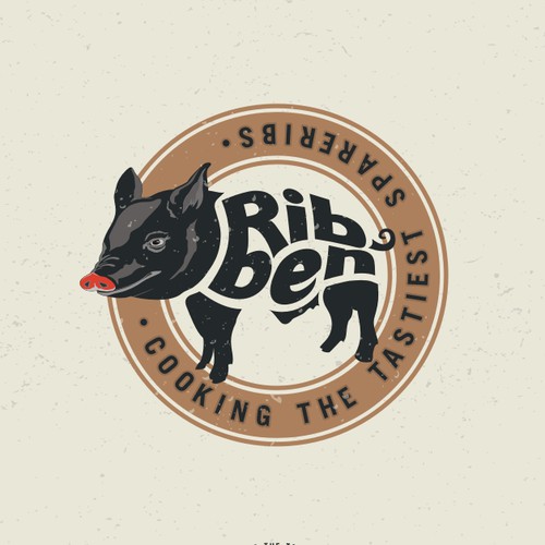 Create a winning logo for Ribben - cooking the tastiest spareribs