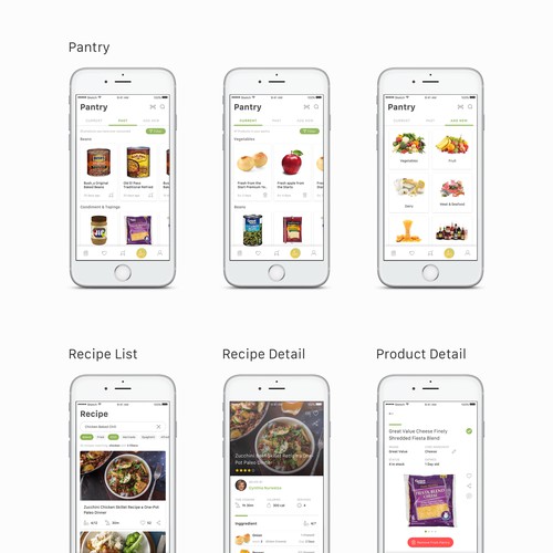 Cooklist App design