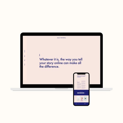 Minimal Author Website