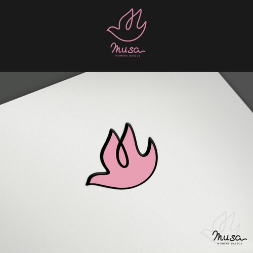 Create a UNIQUE logo for women apparel company.