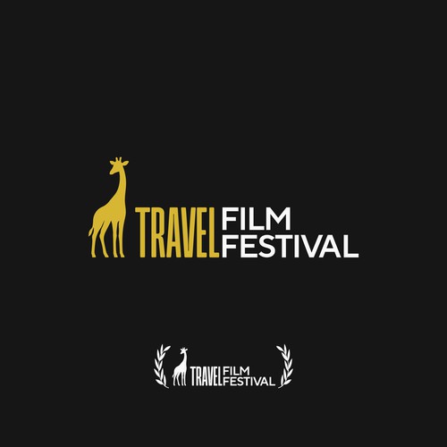 Logo for a travel film festival