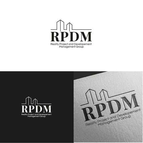 Powerful commercial real estate logo