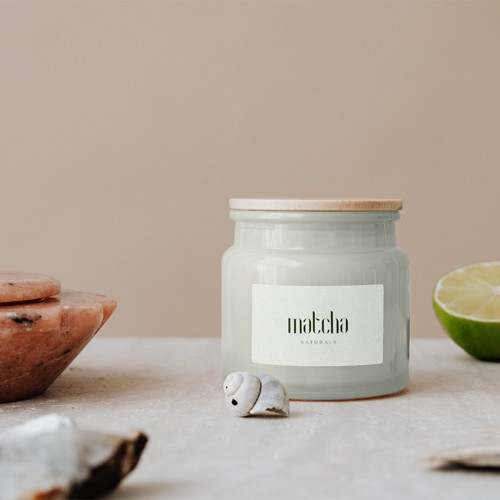 Logo for an organic matcha brand