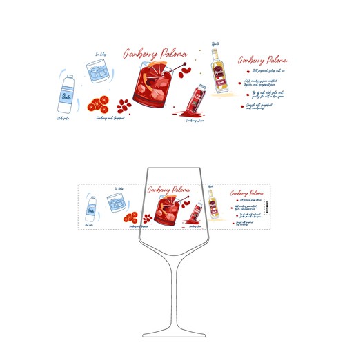 cocktail glass design