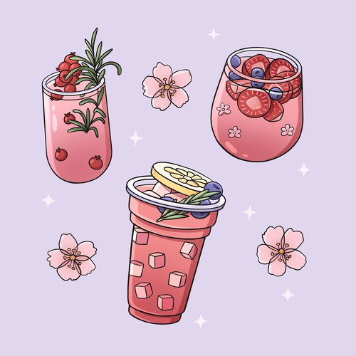 Lemonade stickers
