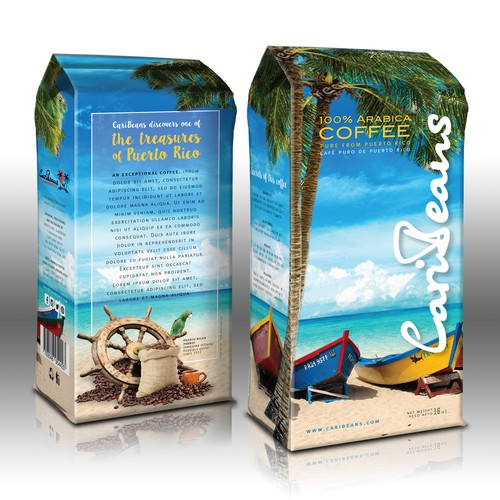 Puerto Rican Coffee Packaging Design