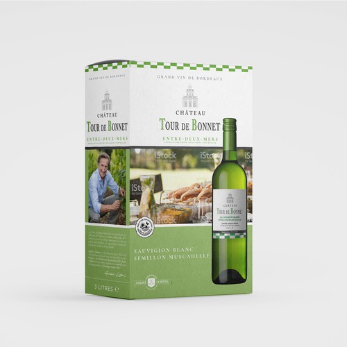 Bag-in-box wine packaging design