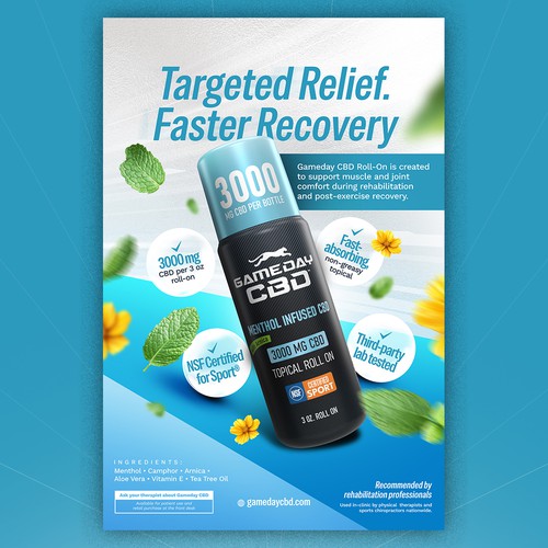 Gameday CBD - Poster