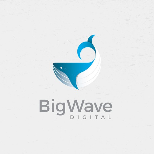 unique logo design for Big Wave Digital