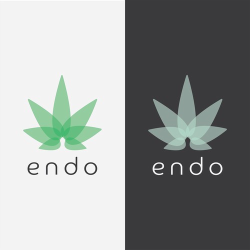 Minimal logo concept for dispensary