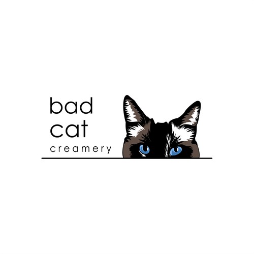 Cat Modern Logo