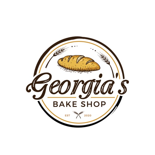 vintage style logo design.