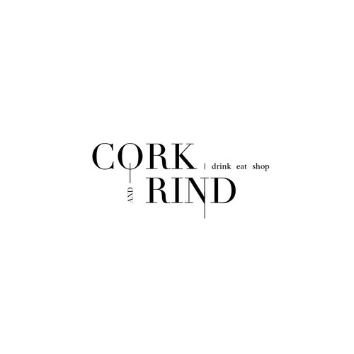 Cork & Rind Logo design