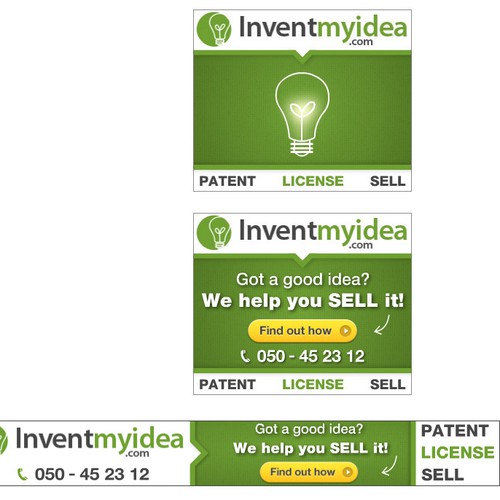 Need a banner ad targeting inventors who need help with their ideas or inventions.