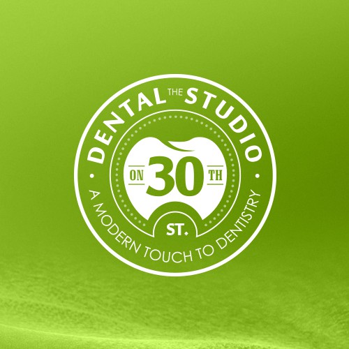 Create a modern logo design for The Dental Studio on 30th.