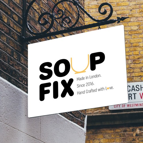 Logo for a British Modern Soup Brand