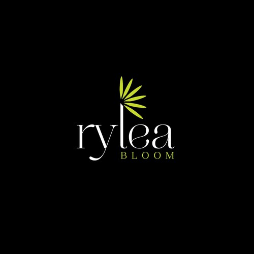 Elegant logo for flower and arts shop.