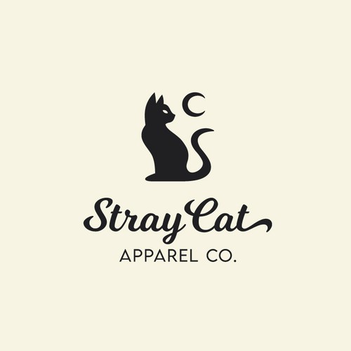 Logo for cat-saving clothing brand