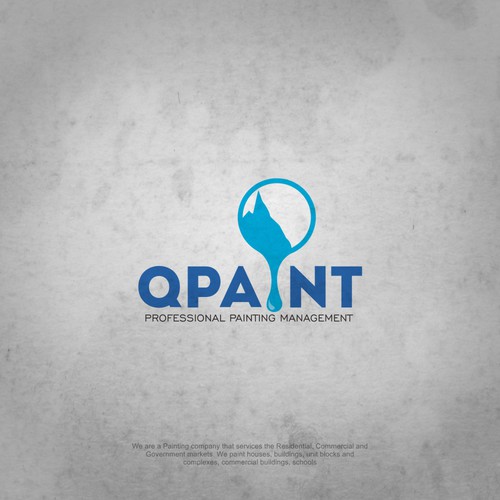 Elegant minimalize logo concept for Painting Company