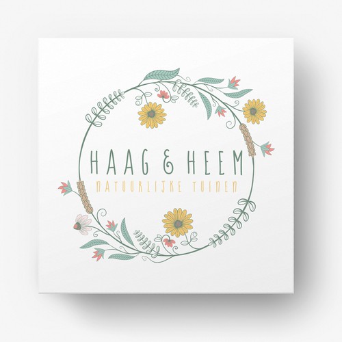 Floral Pattern Logo Design