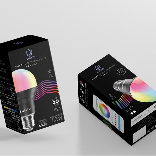 RGB Bulb package concept