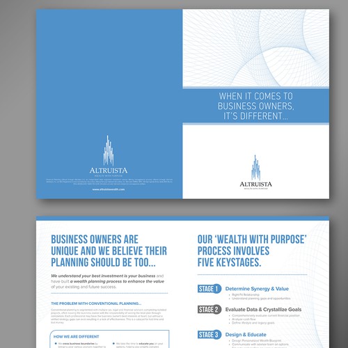 brochure design for Altruista