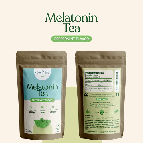 Packaging for a relaxing tea