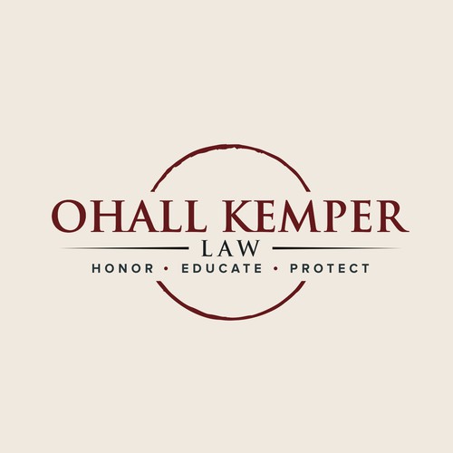 Ohall Kemper Law logo design