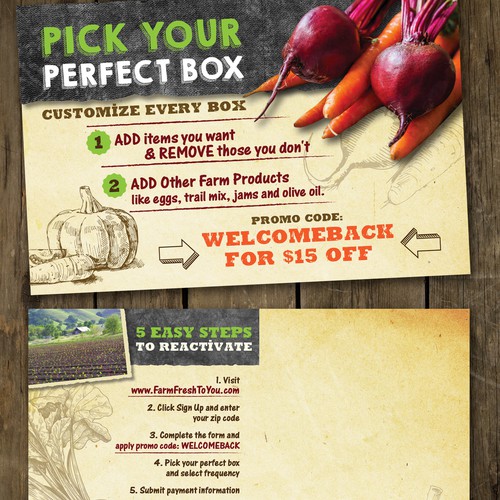 Create a Farm Delivery Postcard