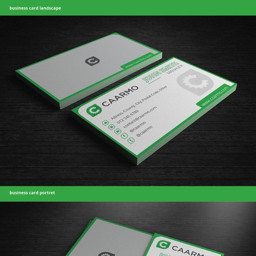 Need to build a eye-catching business card
