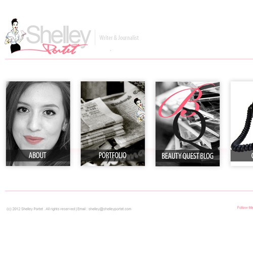 Fashion and beauty journalist needs a new website design