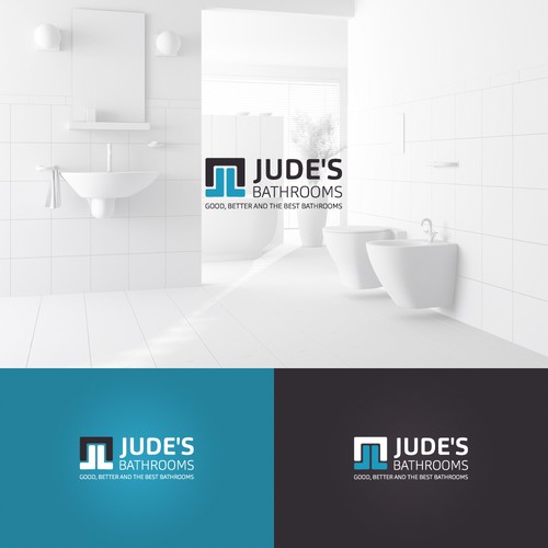 A logo concept for Jude's Bathrooms