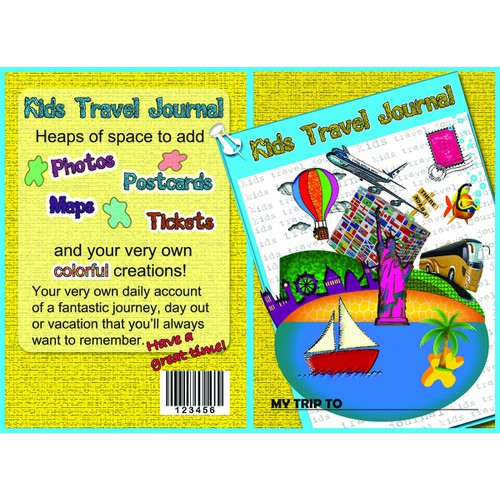 Book Cover for Kid's Travel Journal