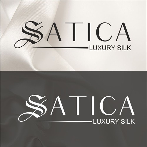 logo for luxury silk brand