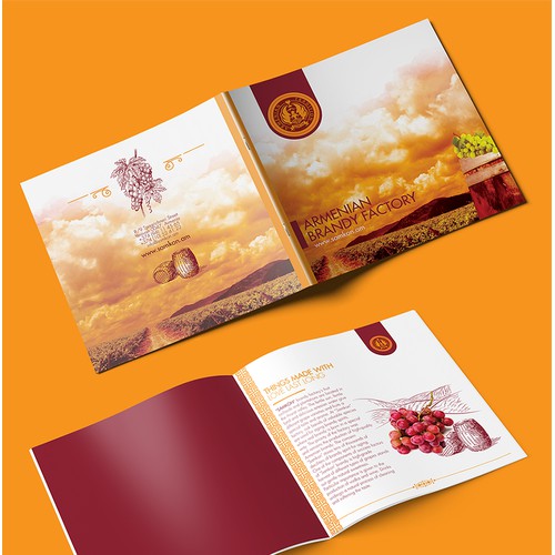 Vodka and wine brochure 