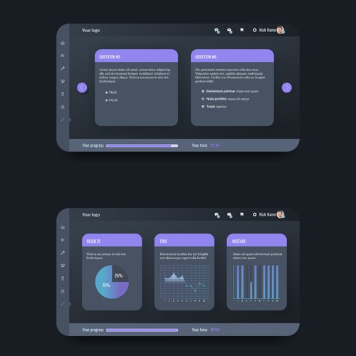 IT industry platform UI