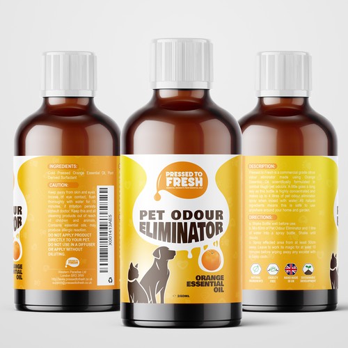 Pet Odour Eliminator Label Contest Winner