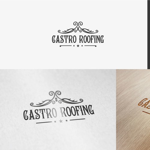 Logo - Create a communicative modern logo for a Castro Roofing's commercial division.