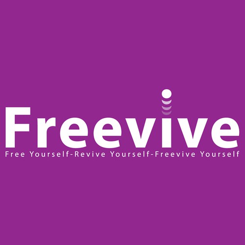 Create a simple, modern logo that conveys energy for Freevive