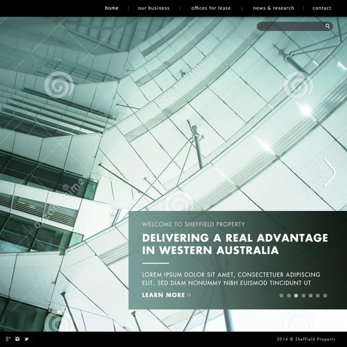 Create a distinguished, understated & professional website for WA commercial leasing specialists.