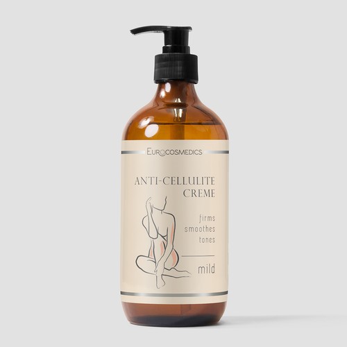 Label design for Anti-cellulite Cream