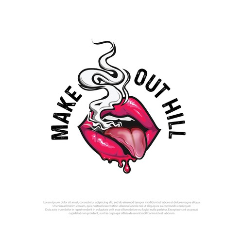 creative logo for MAKE OUT HILL