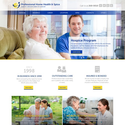 Home Health & Spice Website Design