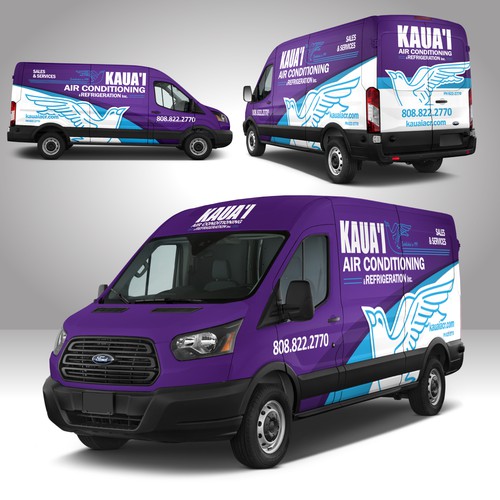KAUAI Transit Cargo Van Wrap