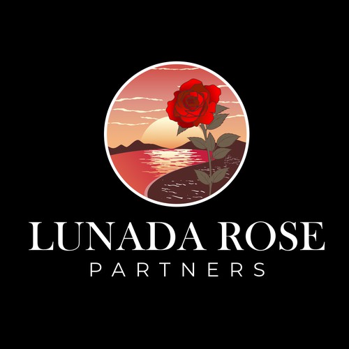 Modern logo for Lunada Rose