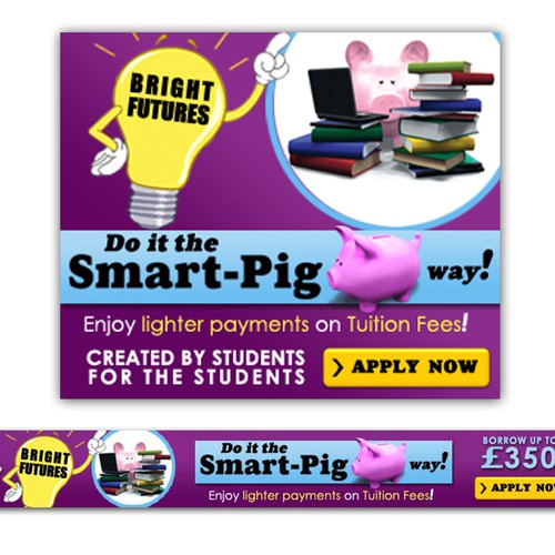 Create the next banner ad for Smart-Pig.com